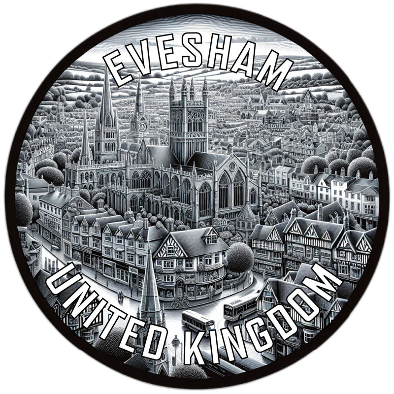 Evesham United Kingdom Souvenir Vinyl Decal Sticker 2-Inch