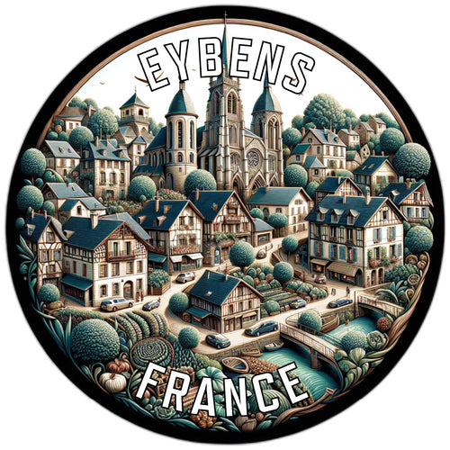 Eybens France Souvenir Vinyl Decal Sticker 6-Inch