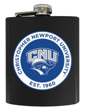 Load image into Gallery viewer, Christopher Newport Captains 7 oz Steel Flask Matte Finish Officially Licensed Collegiate Product
