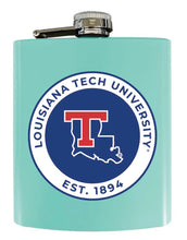 Load image into Gallery viewer, Louisiana Tech Bulldogs 7 oz Steel Flask Matte Finish Officially Licensed Collegiate Product
