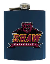 Load image into Gallery viewer, Shaw University Bears 7 oz Steel Flask Matte Finish Officially Licensed Collegiate Product
