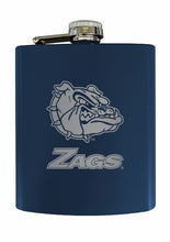 Load image into Gallery viewer, Gonzaga Bulldogs Stainless Steel Etched Flask - Choose Your Color
