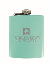Load image into Gallery viewer, Indiana State University Stainless Steel Etched Flask - Choose Your Color

