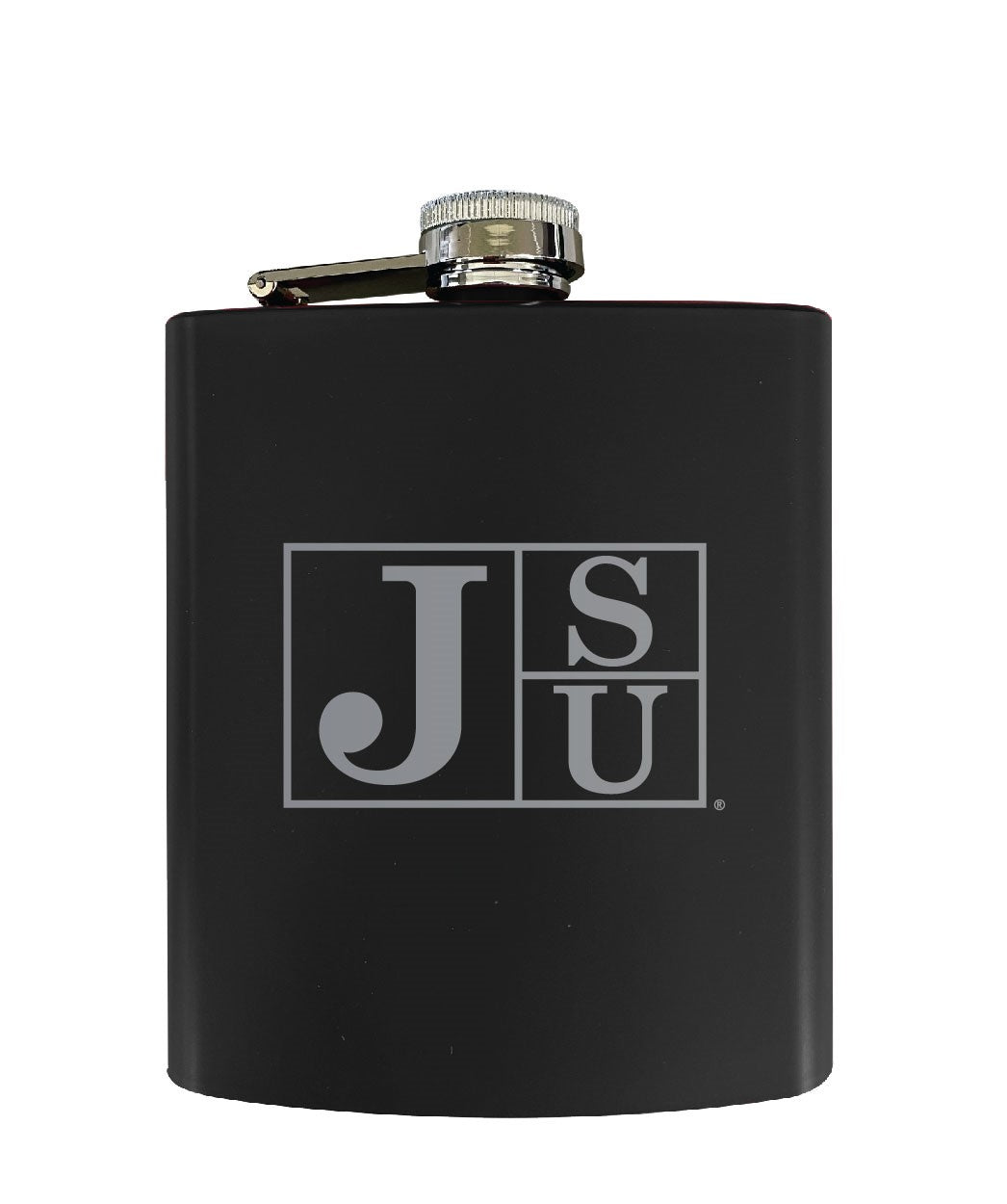 Jackson State University Stainless Steel Etched Flask - Choose Your Color