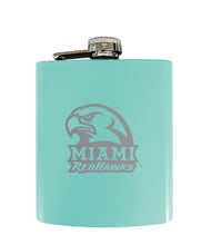 Load image into Gallery viewer, Miami of Ohio Stainless Steel Etched Flask - Choose Your Color
