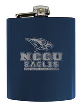 Load image into Gallery viewer, North Carolina Central Eagles Stainless Steel Etched Flask - Choose Your Color
