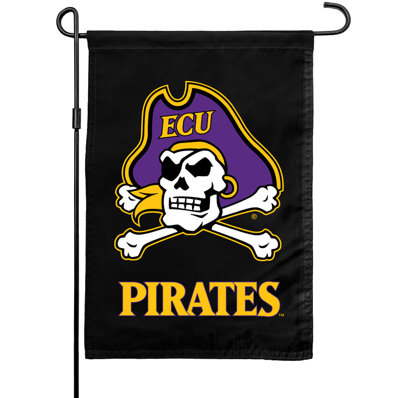 East Carolina Pirates Officially Licensed 14" x 17.75" Polyester Garden Flag 