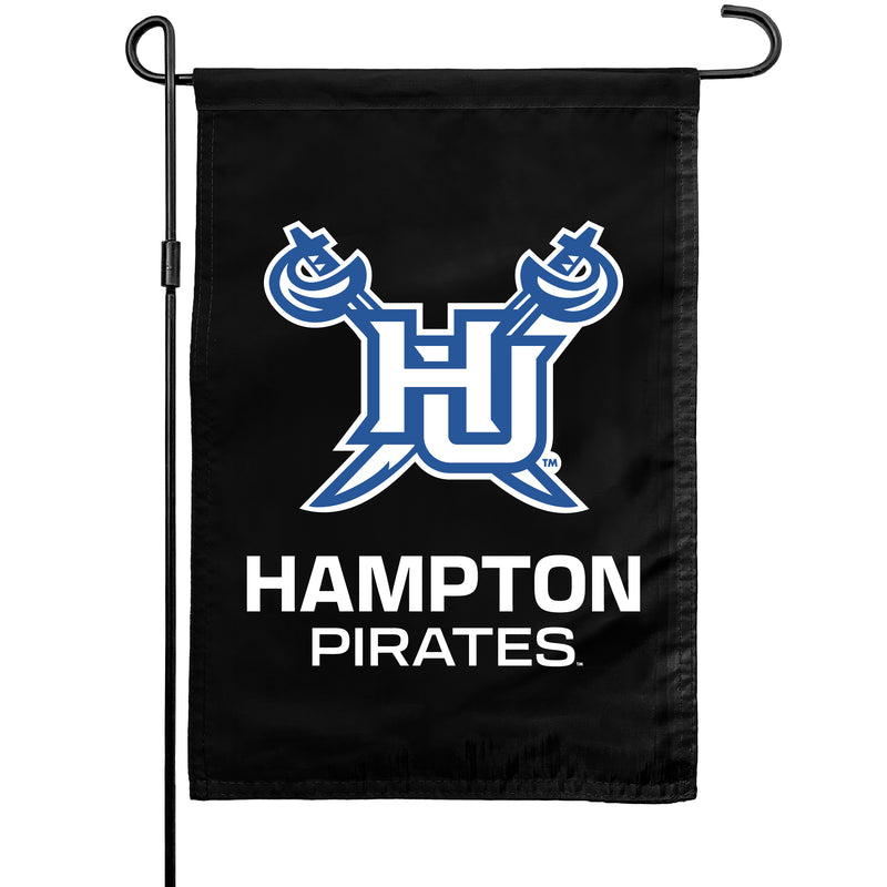 Hampton University Officially Licensed 14" x 17.75" Polyester Garden Flag 