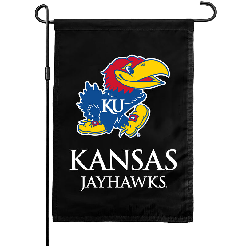 Kansas Jayhawks Officially Licensed 14" x 17.75" Polyester Garden Flag 