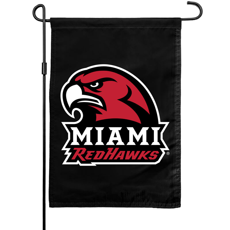 Miami University of Ohio Officially Licensed 14" x 17.75" Polyester Garden Flag 