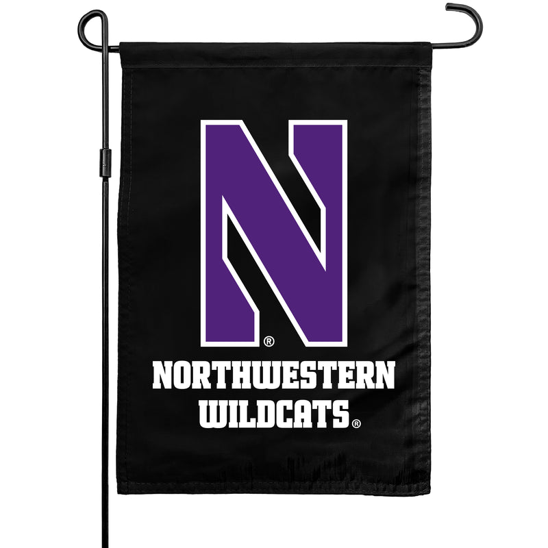 Northwestern University Wildcats Officially Licensed 14" x 17.75" Polyester Garden Flag 