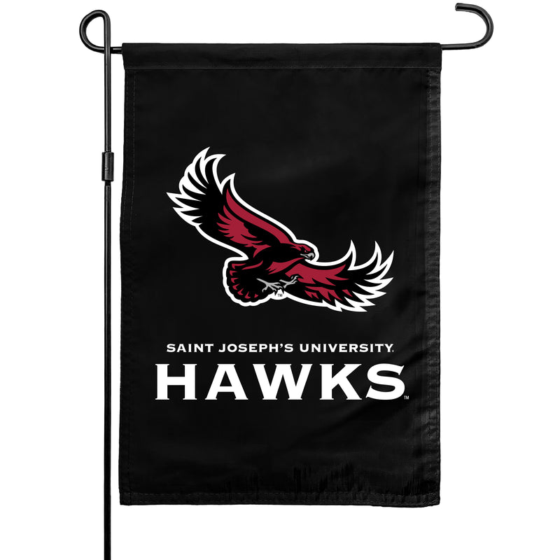 Saint Joseph's University Hawks Officially Licensed 14" x 17.75" Polyester Garden Flag 