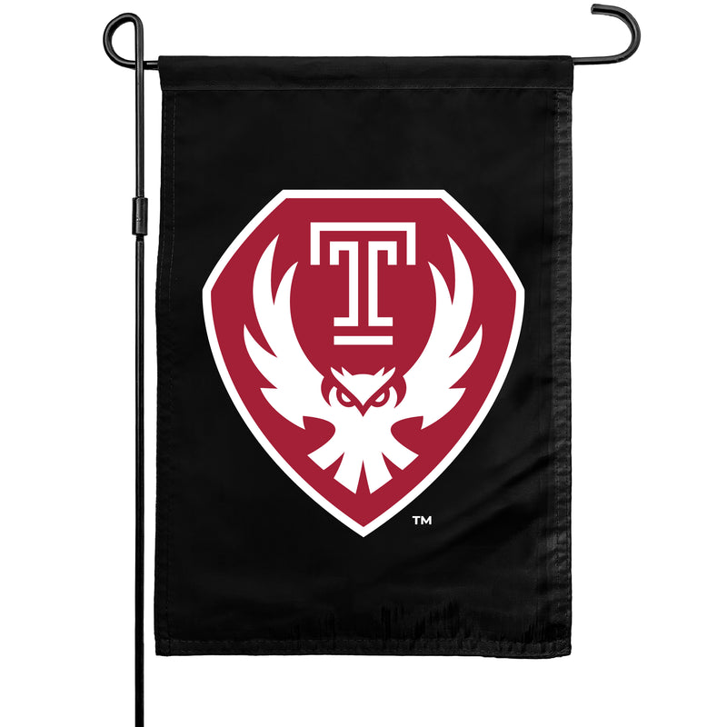 Temple University Officially Licensed 14" x 17.75" Polyester Garden Flag 