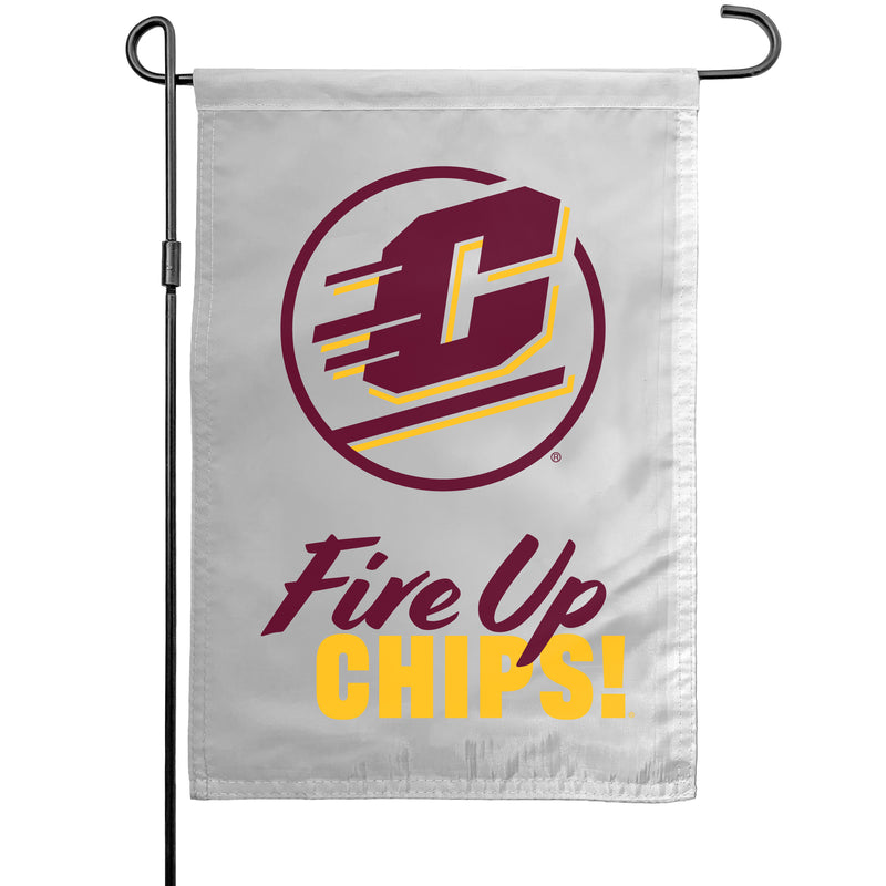Central Michigan University Officially Licensed Small Polyester Garden Flag – 11" x 16" 