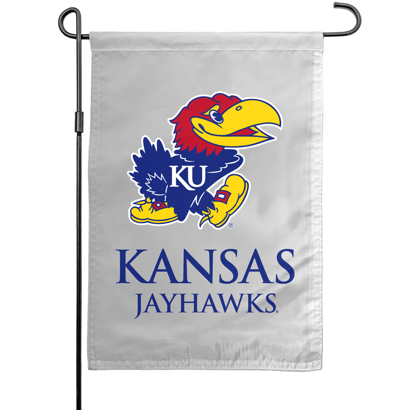 Kansas Jayhawks Officially Licensed Small Polyester Garden Flag – 11" x 16" 
