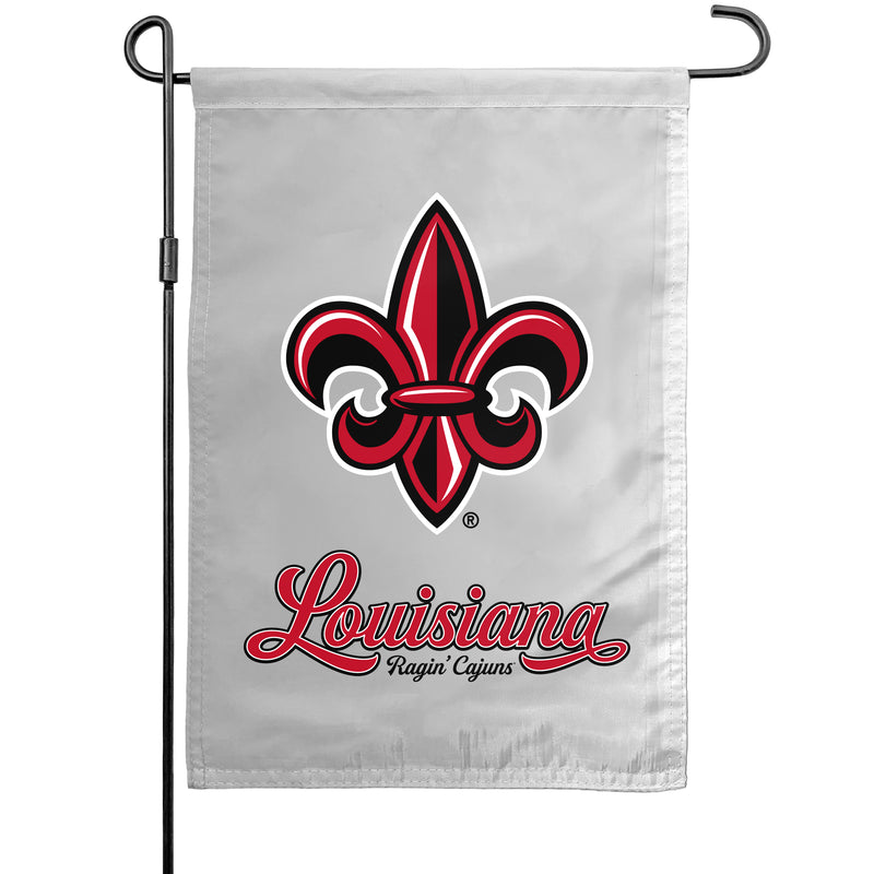 Louisiana at Lafayette Ragin' Cajuns Officially Licensed Small Polyester Garden Flag – 11" x 16" 
