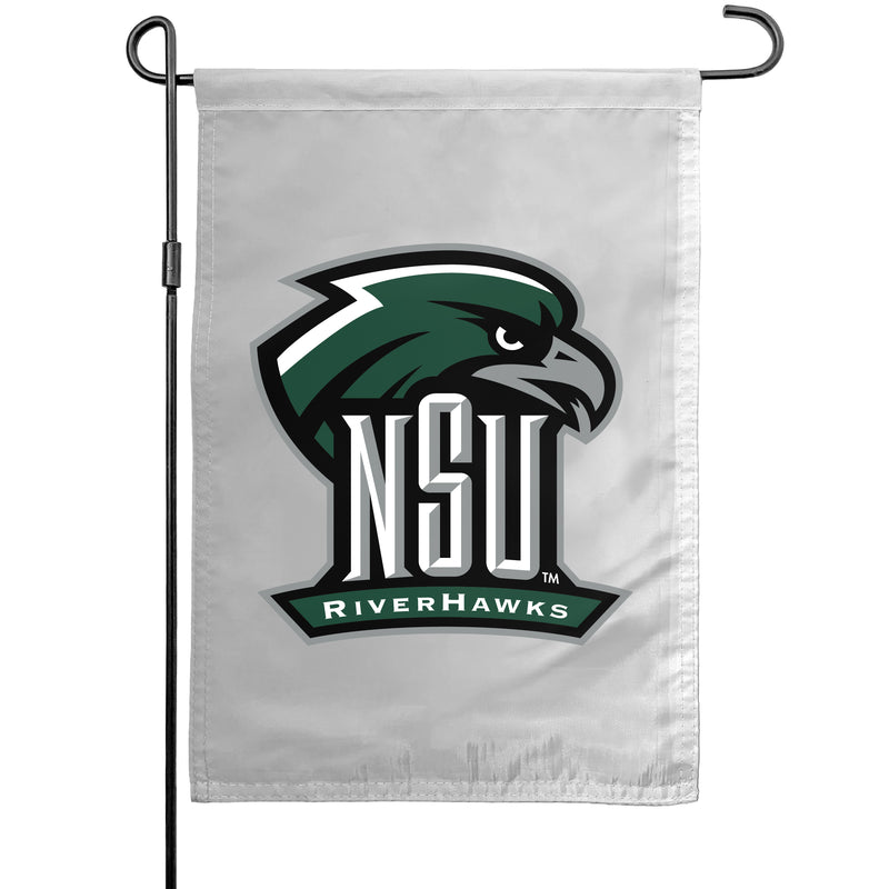 Northeastern State University Riverhawks Officially Licensed Small Polyester Garden Flag – 11" x 16" 