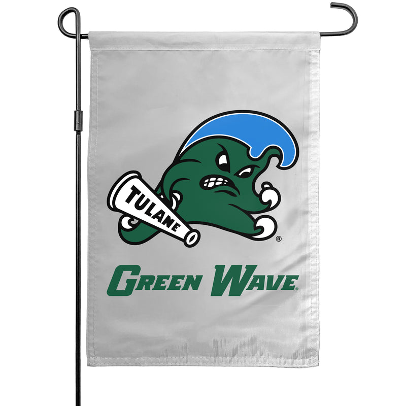 Tulane University Green Wave Officially Licensed Small Polyester Garden Flag – 11" x 16" 