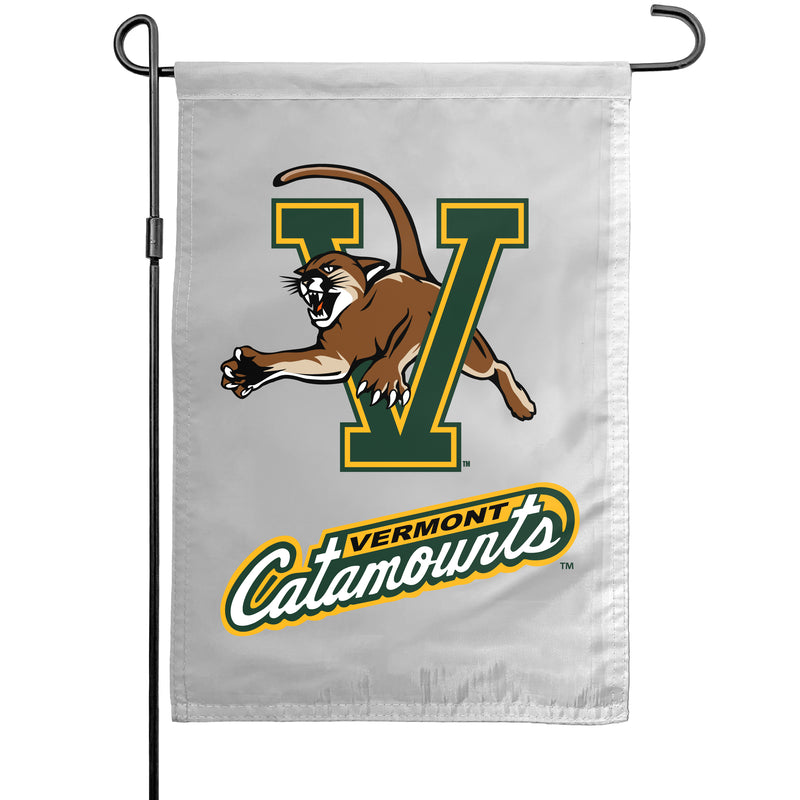 Vermont Catamounts Officially Licensed Small Polyester Garden Flag – 11" x 16" 