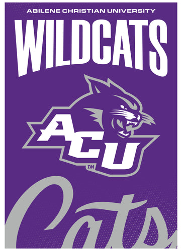 Abilene Christian University Vintage Collegiate Poster – Officially Licensed College Wall Art 