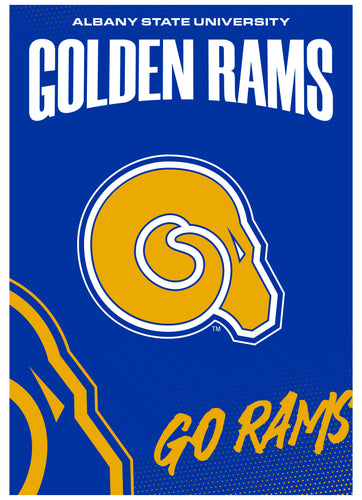 Albany State University Vintage Collegiate Poster – Officially Licensed College Wall Art 