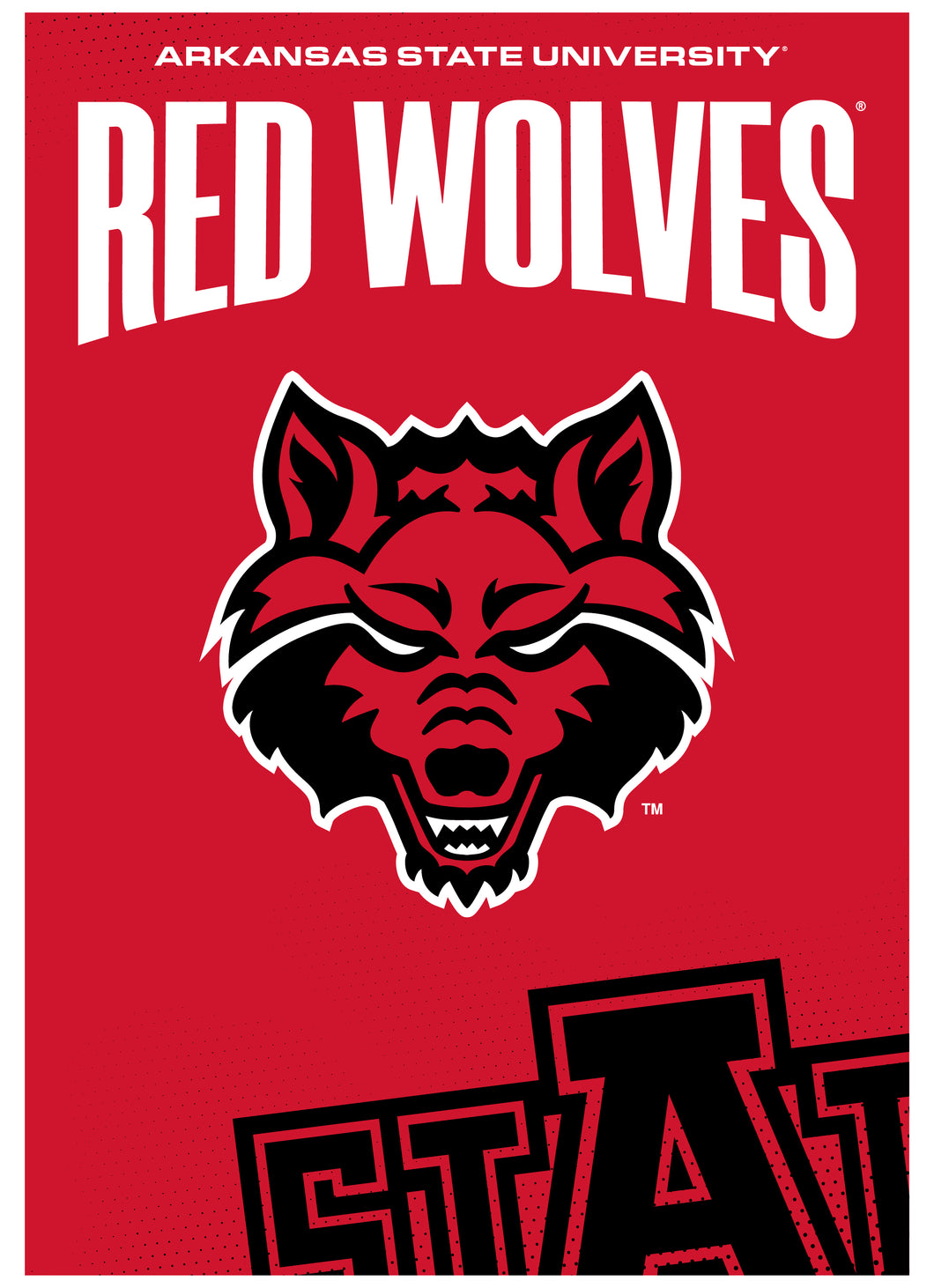 Arkansas State Vintage Collegiate Poster – Officially Licensed College Wall Art 