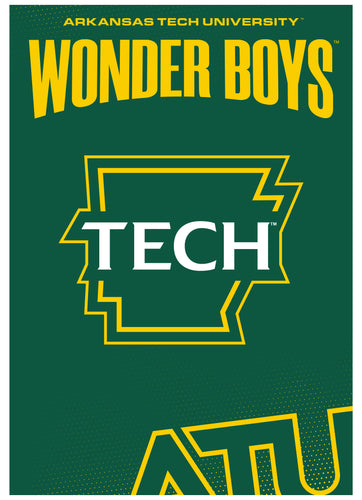 Arkansas Tech University Vintage Collegiate Poster – Officially Licensed College Wall Art 