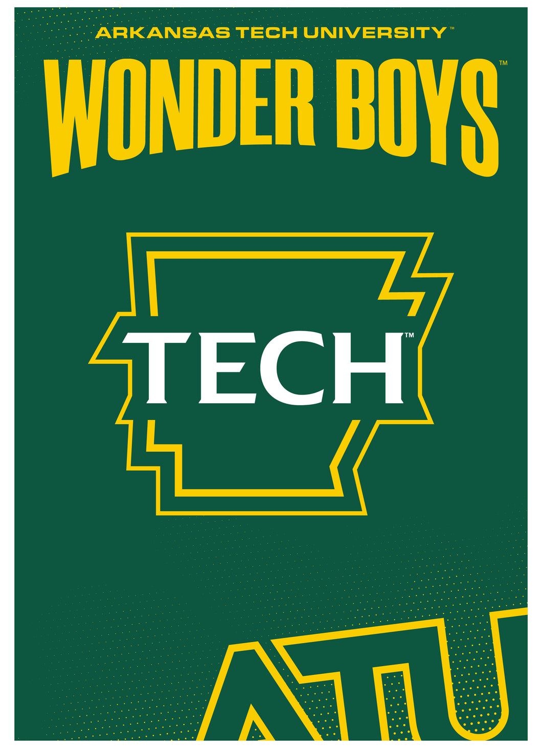 Arkansas Tech University Vintage Collegiate Poster – Officially Licensed College Wall Art 