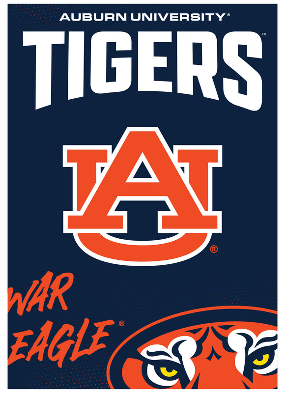 Auburn Tigers Vintage Collegiate Poster – Officially Licensed College Wall Art 
