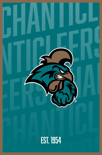 Coastal Carolina University Vintage College Poster Officially Licensed Collegiate Product 8 x 10-Inches