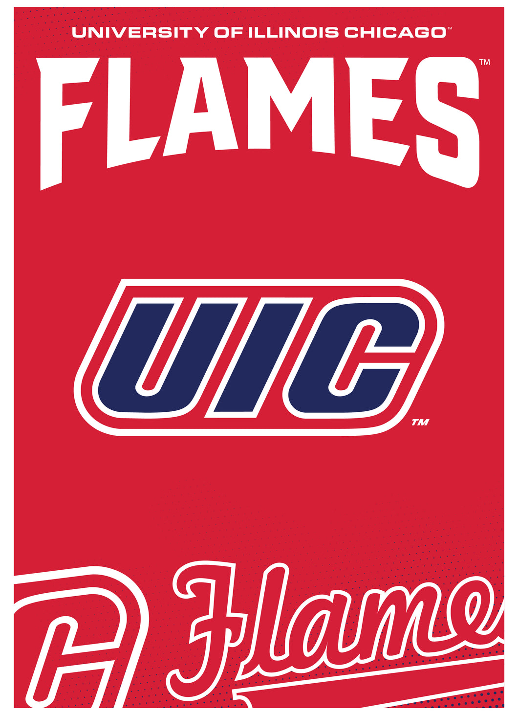 University of Illinois at Chicago Vintage Collegiate Poster – Officially Licensed College Wall Art 