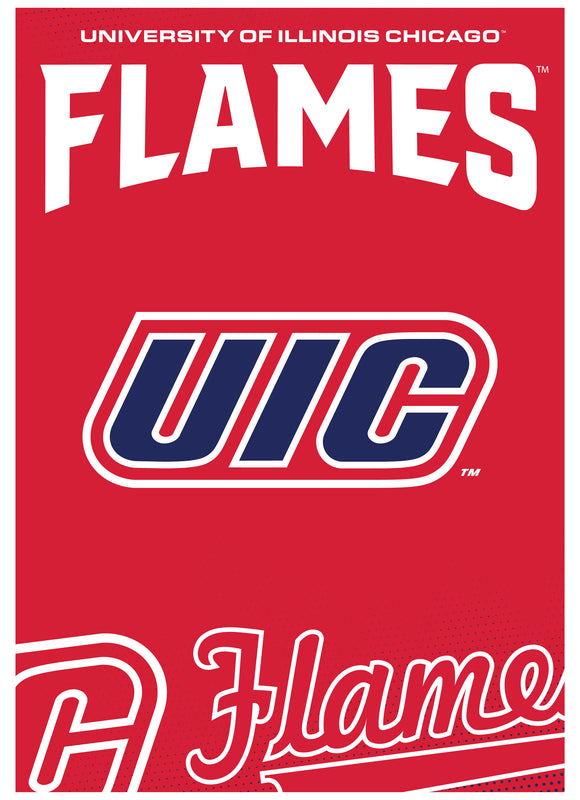 University of Illinois at Chicago Vintage Collegiate Poster – Officially Licensed College Wall Art 