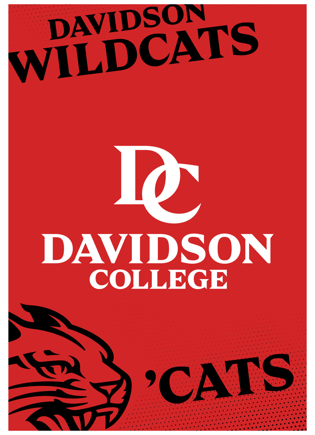 Davidson College Vintage Collegiate Poster – Officially Licensed College Wall Art 