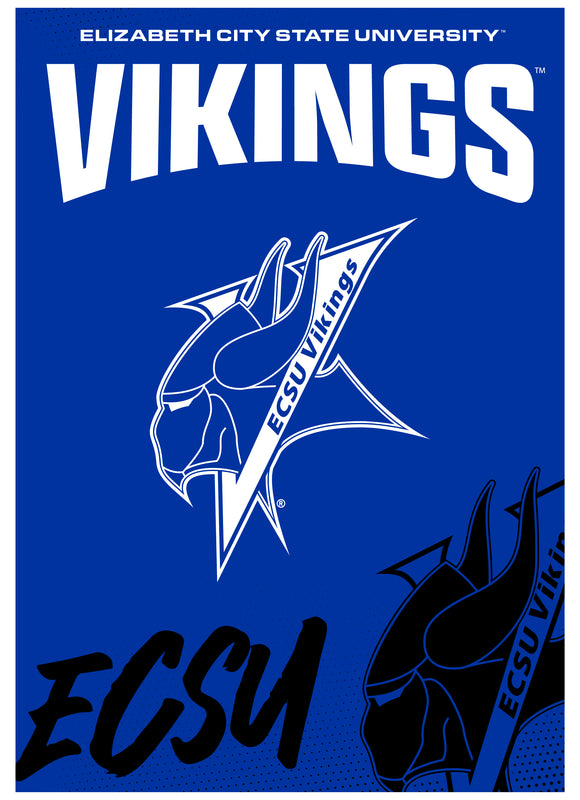 Elizabeth City State University Vintage Collegiate Poster – Officially Licensed College Wall Art 