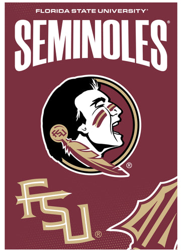 Florida State Seminoles Vintage Collegiate Poster – Officially Licensed College Wall Art 