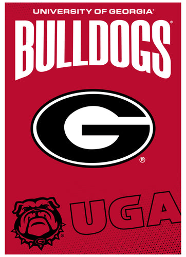 Georgia Bulldogs Vintage Collegiate Poster – Officially Licensed College Wall Art 