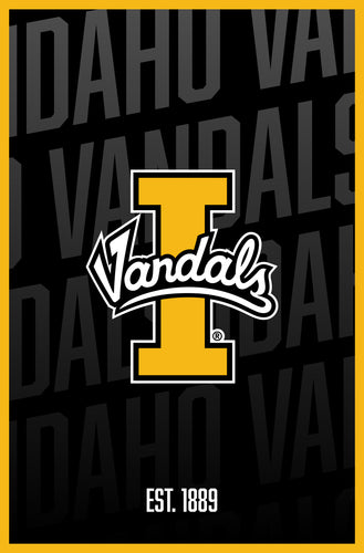Idaho Vandals Vintage College Poster Officially Licensed Collegiate Product 8 x 10-Inches