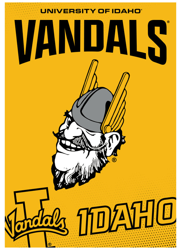 Idaho Vandals Vintage Collegiate Poster – Officially Licensed College Wall Art 
