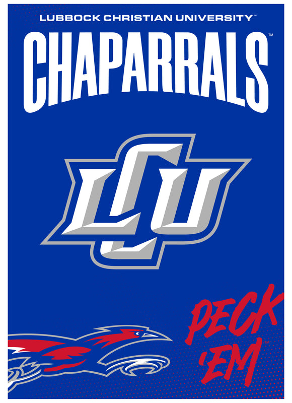 Lubbock Christian University Chaparral Vintage Collegiate Poster – Officially Licensed College Wall Art 