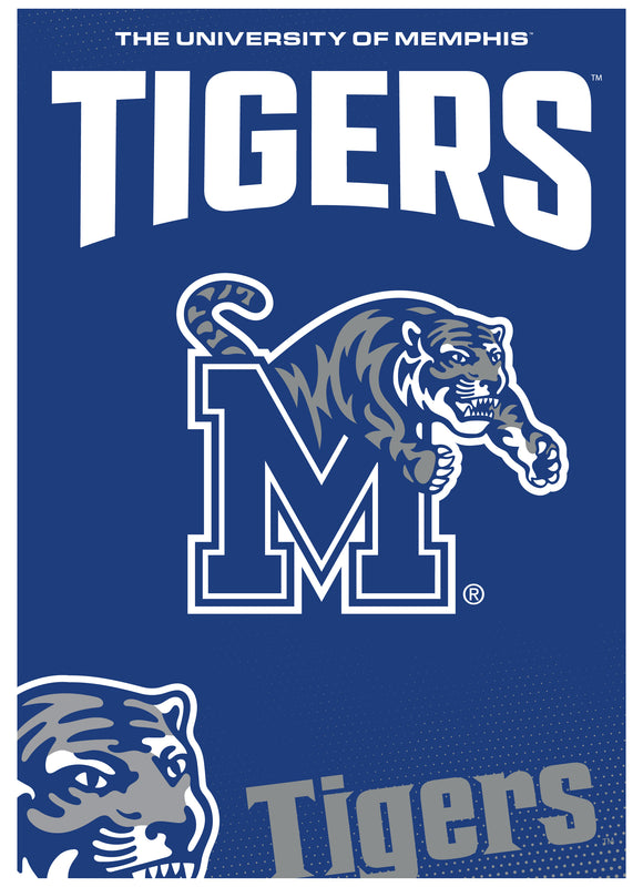 Memphis Tigers Vintage Collegiate Poster – Officially Licensed College Wall Art 