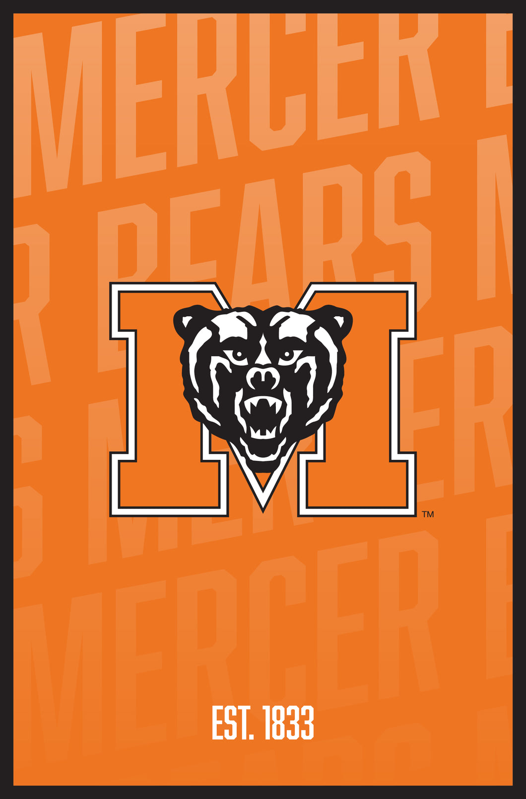 Mercer University Vintage College Poster Officially Licensed Collegiate Product 11 x 17-Inches