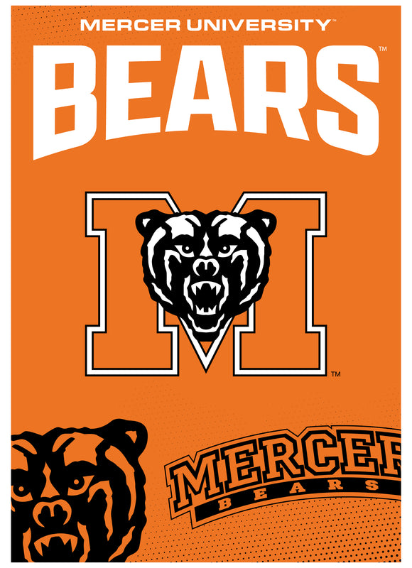 Mercer University Vintage Collegiate Poster – Officially Licensed College Wall Art 