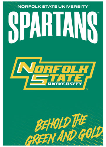 Norfolk State University Vintage Collegiate Poster – Officially Licensed College Wall Art 