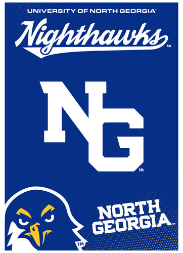 North Georgia Nighthawks Vintage Collegiate Poster – Officially Licensed College Wall Art 