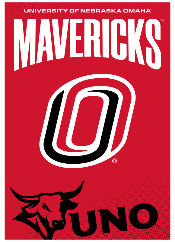 Nebraska at Omaha Vintage Collegiate Poster – Officially Licensed College Wall Art 