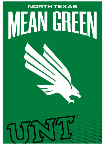 North Texas Vintage Collegiate Poster – Officially Licensed College Wall Art 