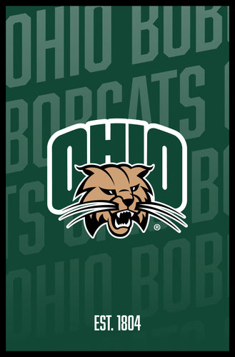 Ohio University Vintage College Poster Officially Licensed Collegiate Product 8 x 10-Inches