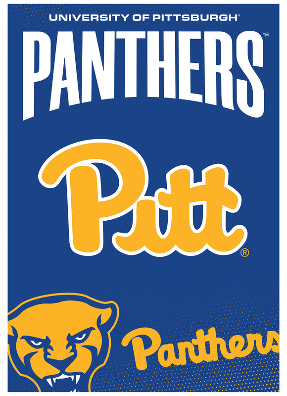 Pittsburgh Panthers Vintage Collegiate Poster – Officially Licensed College Wall Art 