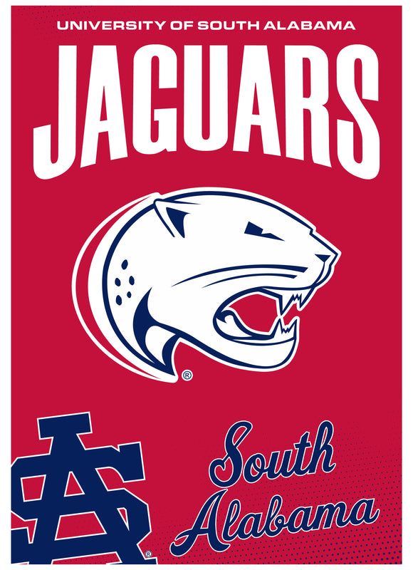 University of South Alabama Vintage Collegiate Poster – Officially Licensed College Wall Art 