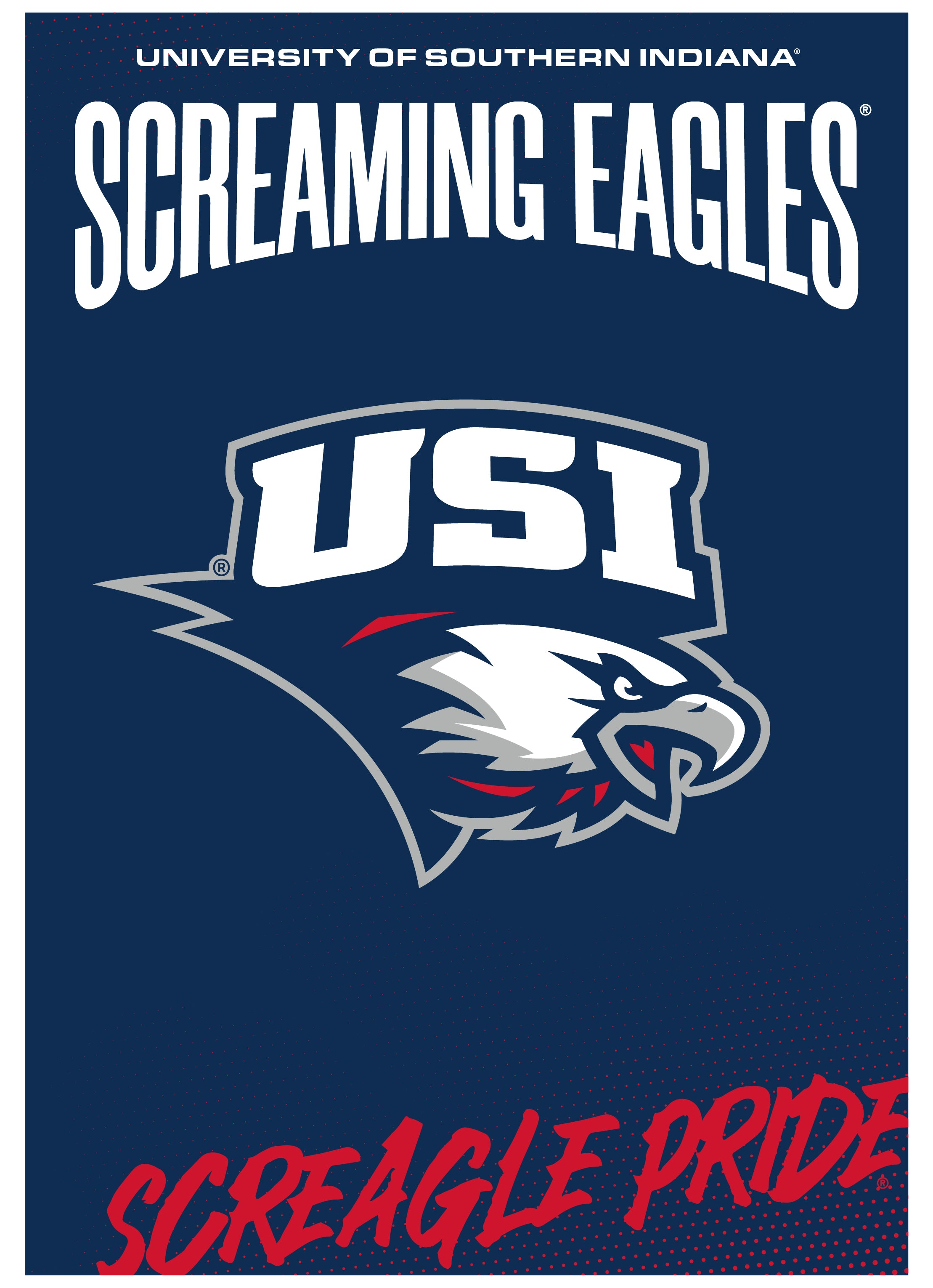 University of Southern Indiana Vintage Collegiate Poster – Officially ...